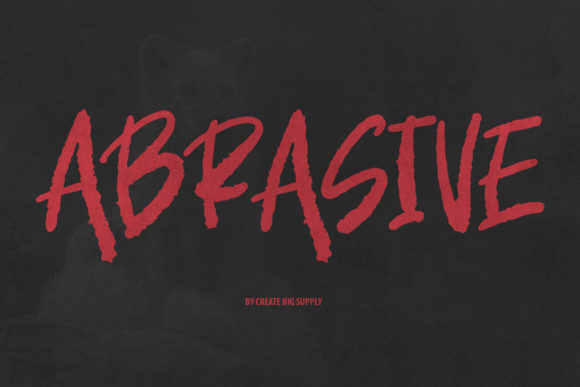 Abrasive Font: Bold, Memorable Branding for Small Businesses