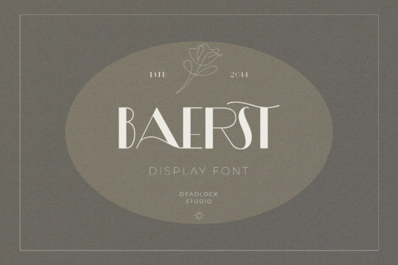 Baerst: A Distinct Display Font for Branding That Stands Out