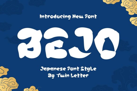 Bejo: A Japanese-Inspired Display Font for Editorial Impact