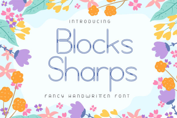 Block Sharps: A Friendly Display Font for Small Business Branding