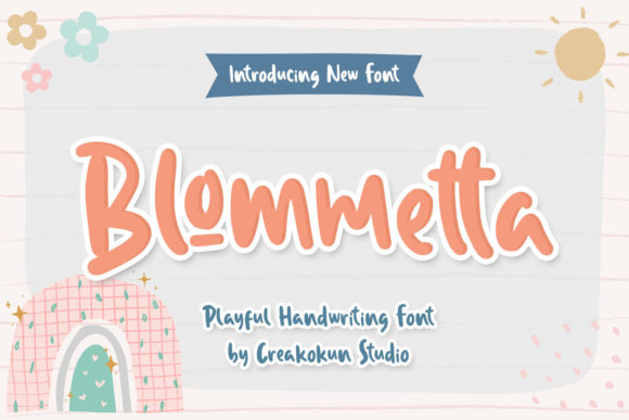 Blommetta: A Whimsical Display Font That Stands Out in Fast-Scrolling Feeds