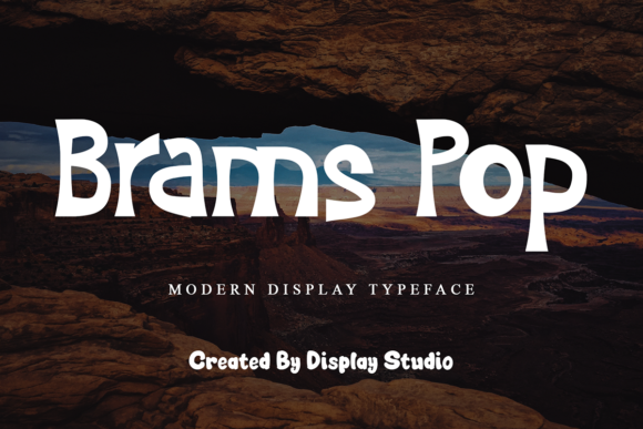 Brams Pop: A Display Font That Makes Your Brand Instantly Memorable