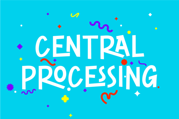 Central Processing: A Playful, Polished Display Font for Small Business Branding