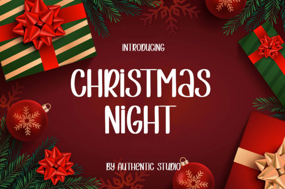 Christmas Night: A Thoughtful Display Font for Editorial Calm