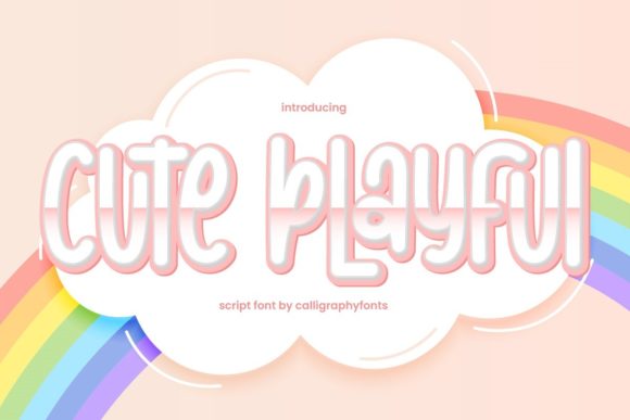 Cute Playful: A Friendly Display Font for Digital Branding
