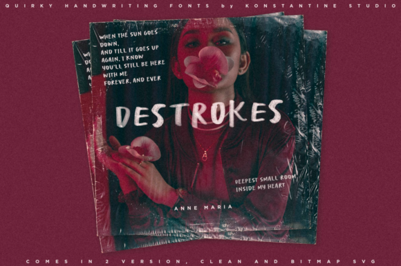 Destrokes: A Display Font That Makes Your Headlines Instantly Clickable