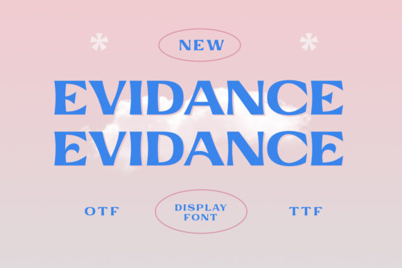 Evidance: A Clean Display Font for Digital Branding