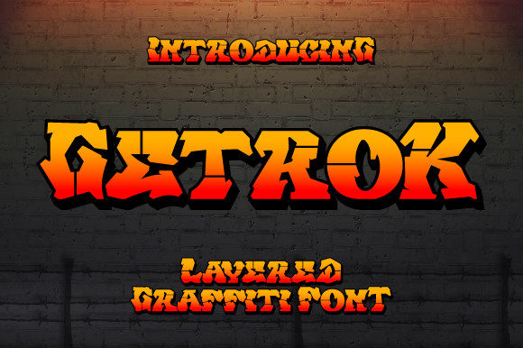 Getrok: A Wild-Style Display Font That Pops on the Web
