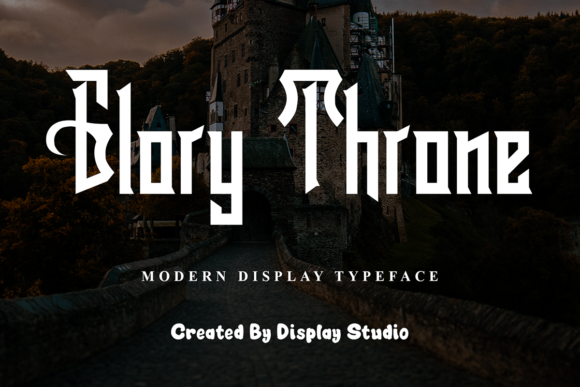 Glory Throne: A Sophisticated Display Font for Standout Branding