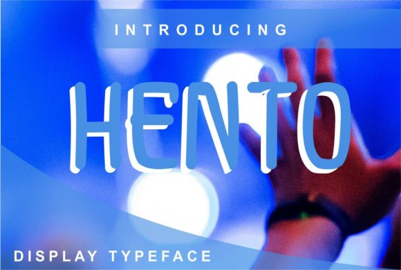 Hento: A Clean Display Font for Small Business Branding