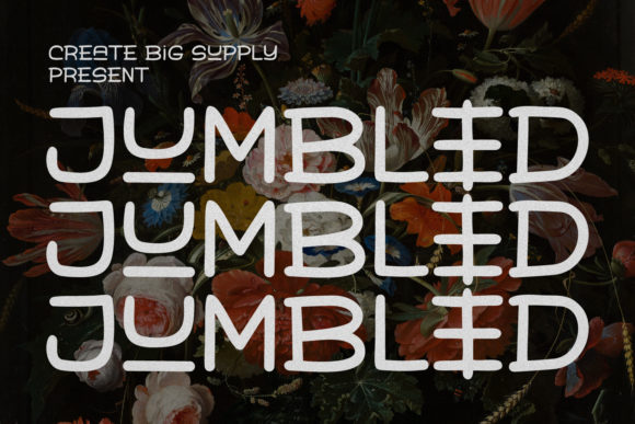 Jumbled: A Playful Yet Polished Display Font for Digital Brands