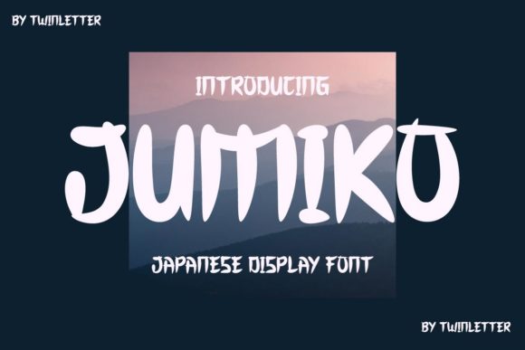 Jumiko: A Display Font with Quiet Japanese Drama
