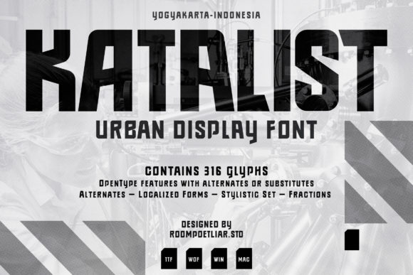 Katalist: A Bold, Warm Display Typeface for Thoughtful Publishing