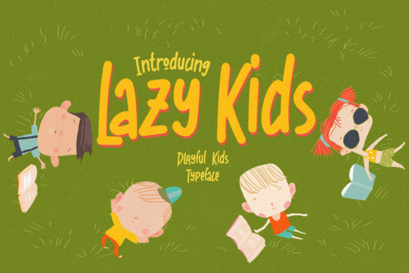 Lazy Kids: A Display Font That Feels Like a Warm Hug