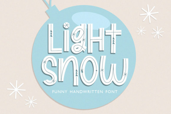 Light Snow: A Playful Display Font That Makes Your Brand Feel Like Home