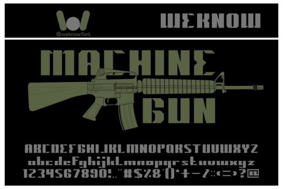 Machine Gun Font: Bold Display Type for Scroll-Stopping Campaigns