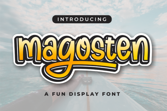 Magosten: A Bold Display Font That Makes Your Brand Instantly Memorable