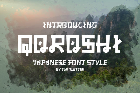 Qoroshi: A Japanese-Inspired Display Font That Cuts Through the Feed