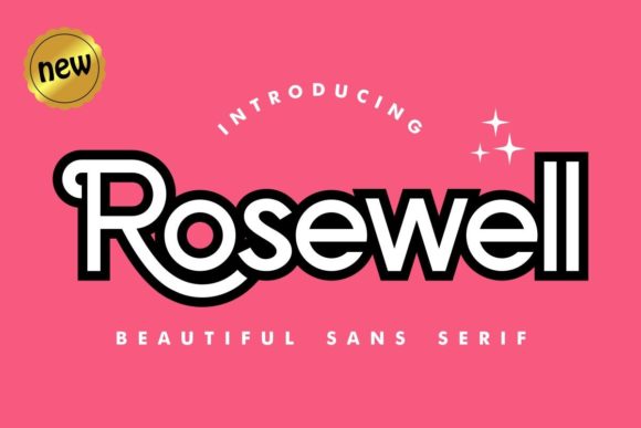 Rosewell: A Whimsical Display Font for Distinctive Web Design