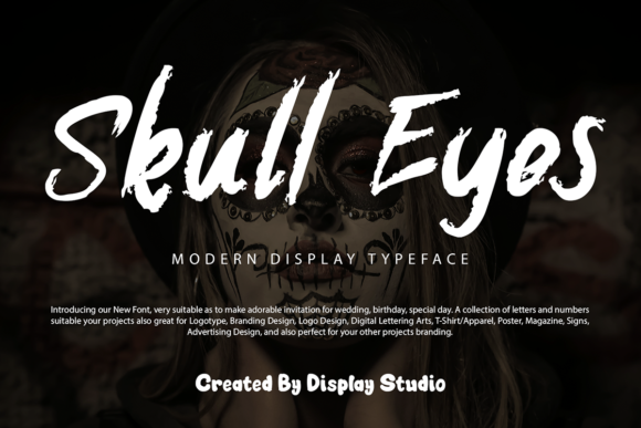 Skull Eyes: A Bold Display Font for Editorial Impact