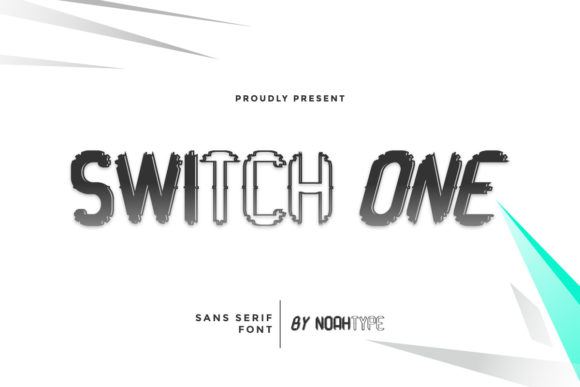 Switch One: A Bold Display Font for Digital Design