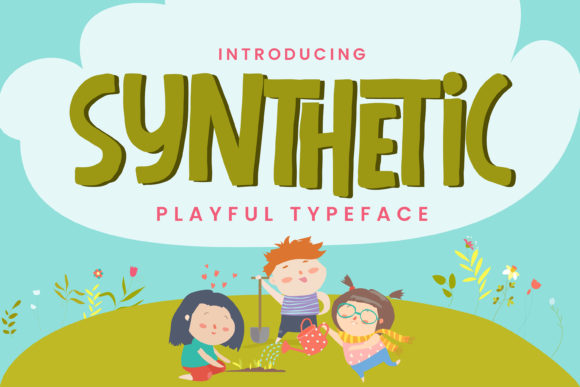 Syhthetic: A Vintage-Inspired Display Font for Digital Design
