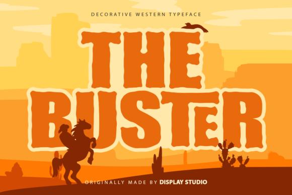 The Buster: A Playful, Authentic Display Font for Small Business Branding