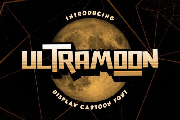 Ultramoon: A Cartoon Display Font That Feels Like a Smile