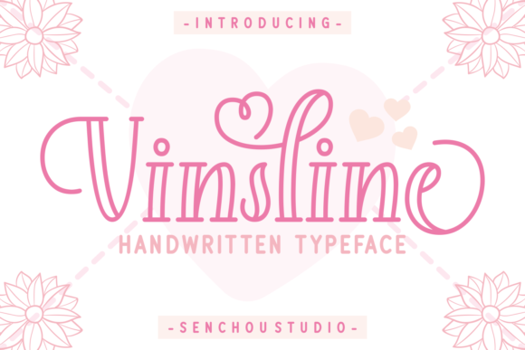 Vinsline: A Friendly Display Font for Small Business Branding