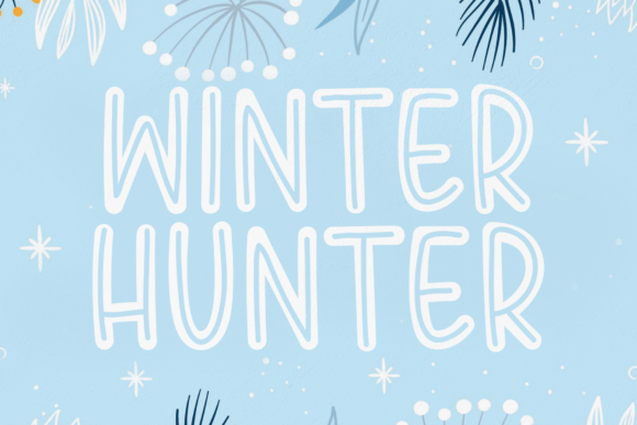 Winter Hunter: A Friendly Display Font for Warm Digital Experiences