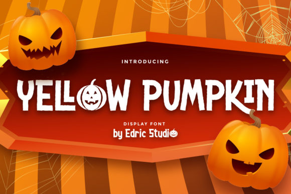 Yellow Pumpkin: A Spooky-Perfect Display Font for Brand Personality